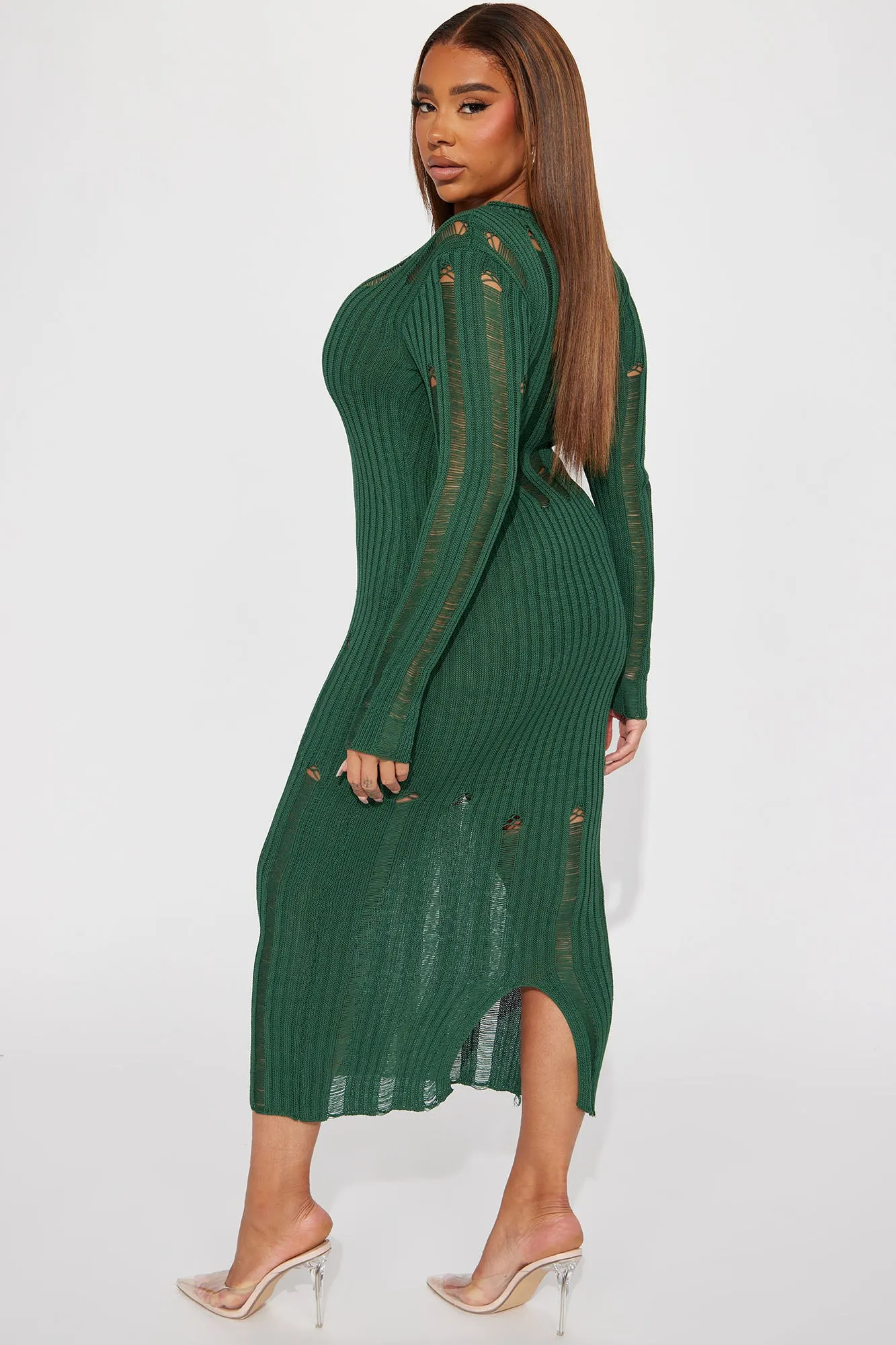 Alani Sweater Maxi Dress - Hunter