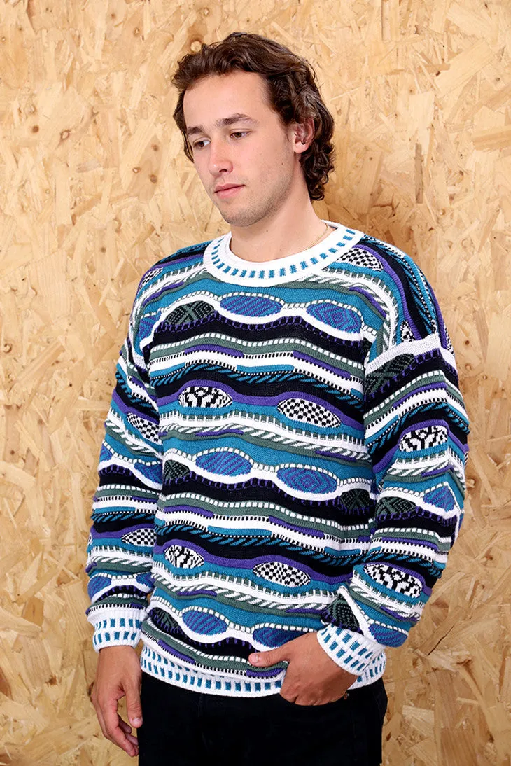 Blue Waves Cosby Stripe Jumper