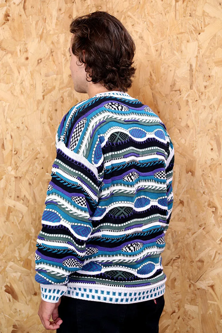 Blue Waves Cosby Stripe Jumper