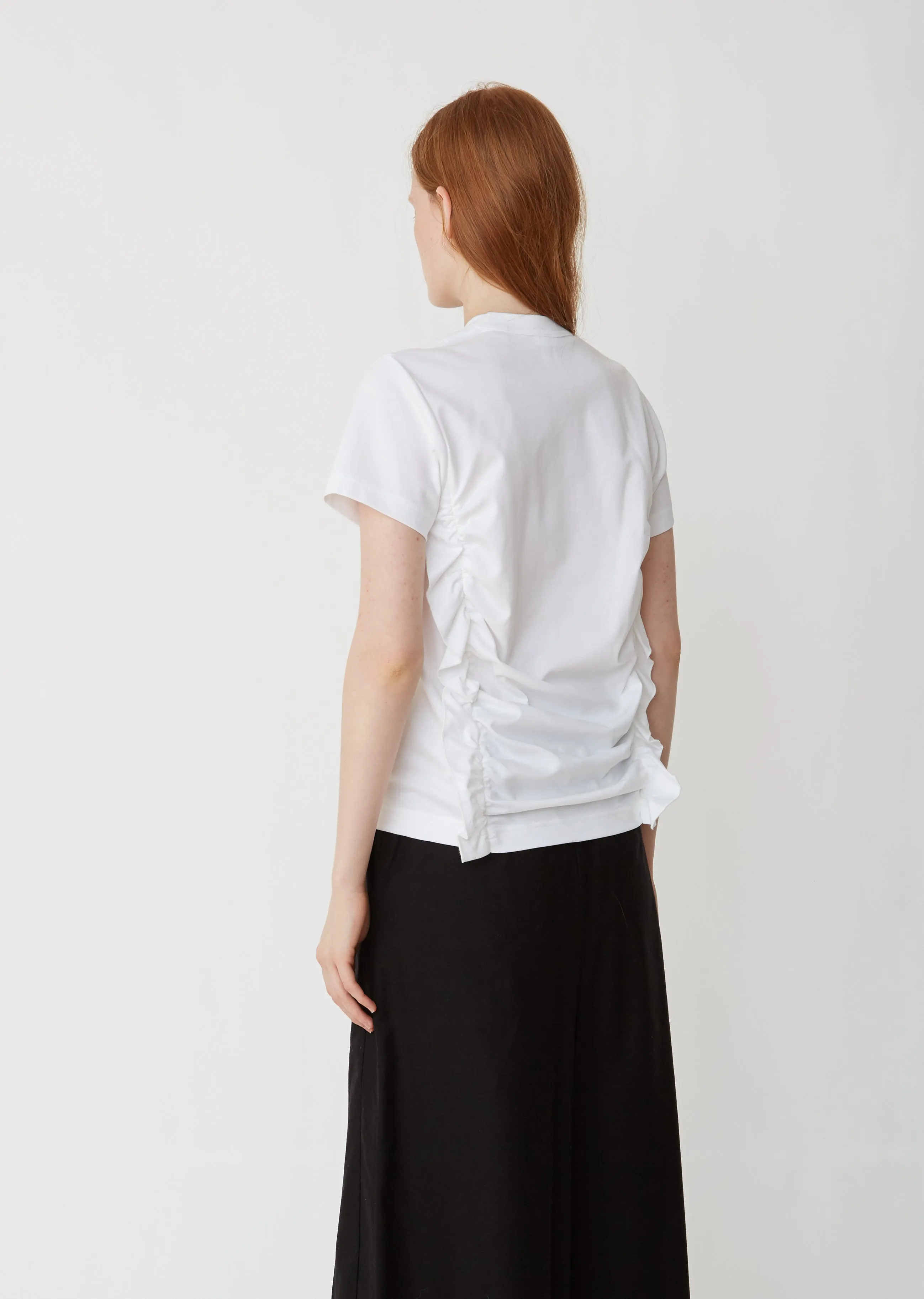 Cotton Ponte Short Sleeve Top