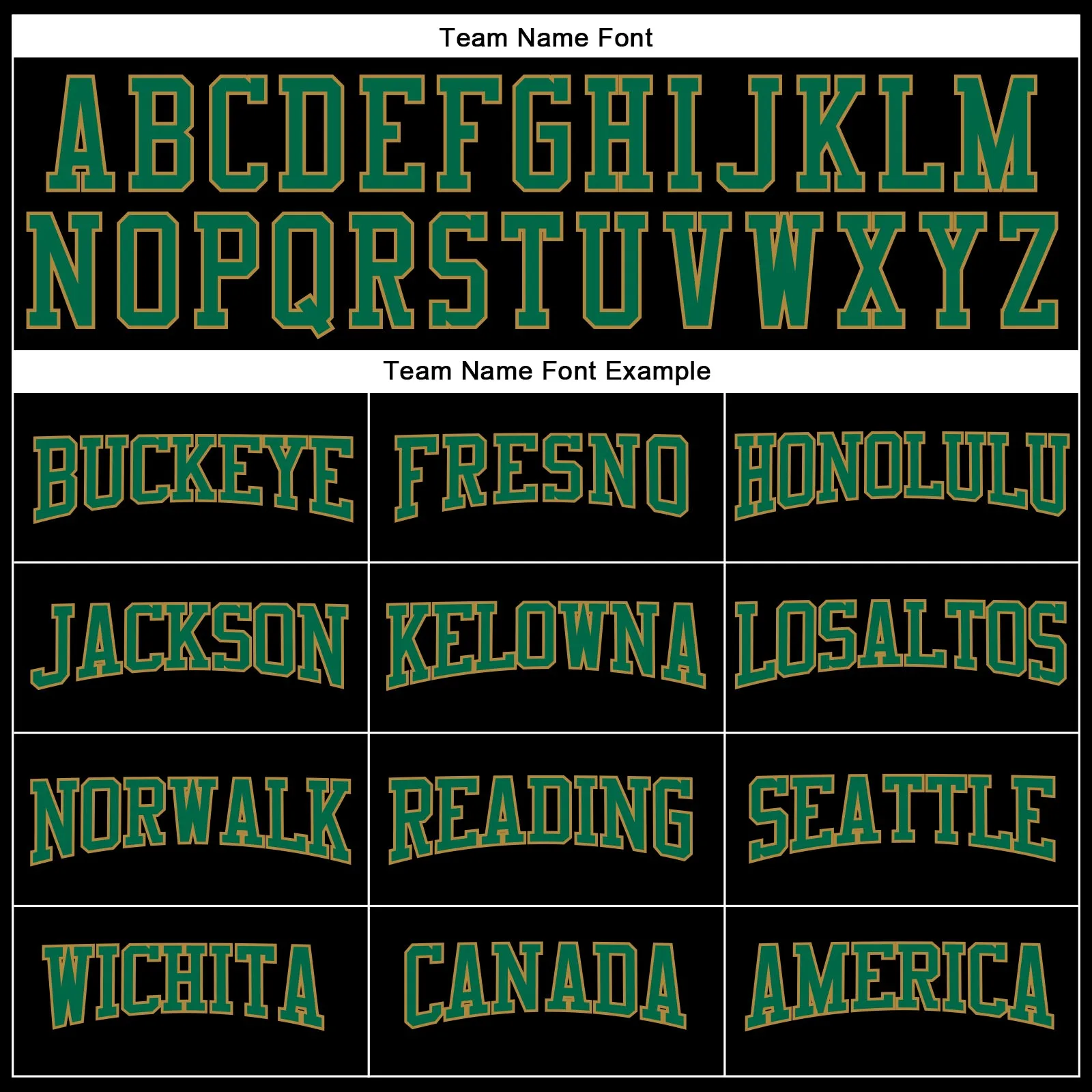 Custom Black Kelly Green-Old Gold Long Sleeve Performance T-Shirt