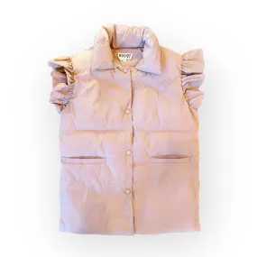 Dusty Mauve Puffer Vest~Final Sale