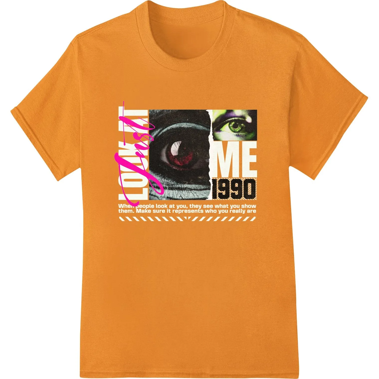 Edgy 1990 Eye DTF Print Heat Transfer by Super DTF