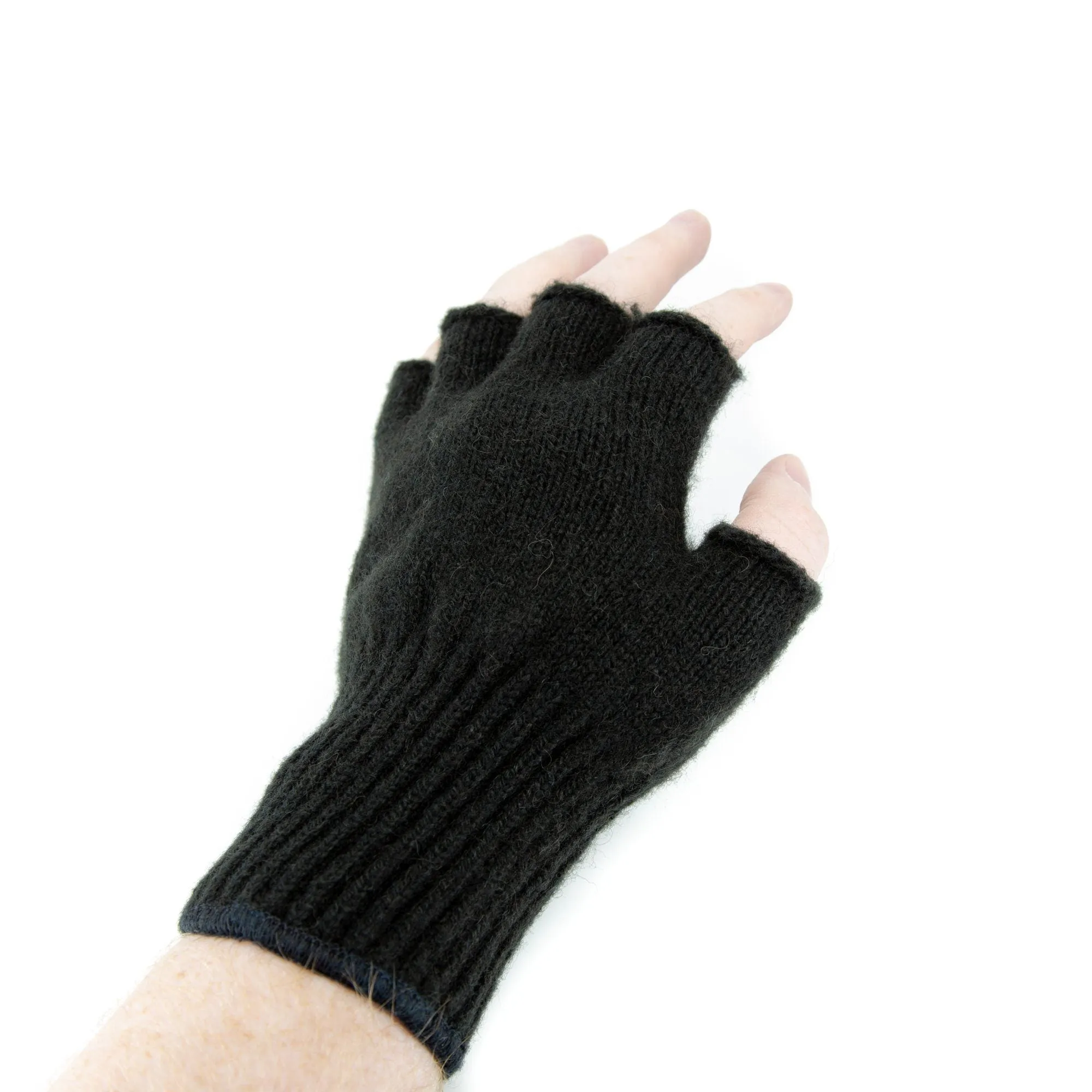 Extreme Gear Bison Down Fingerless Gloves (Brown or Black) - Wholesale