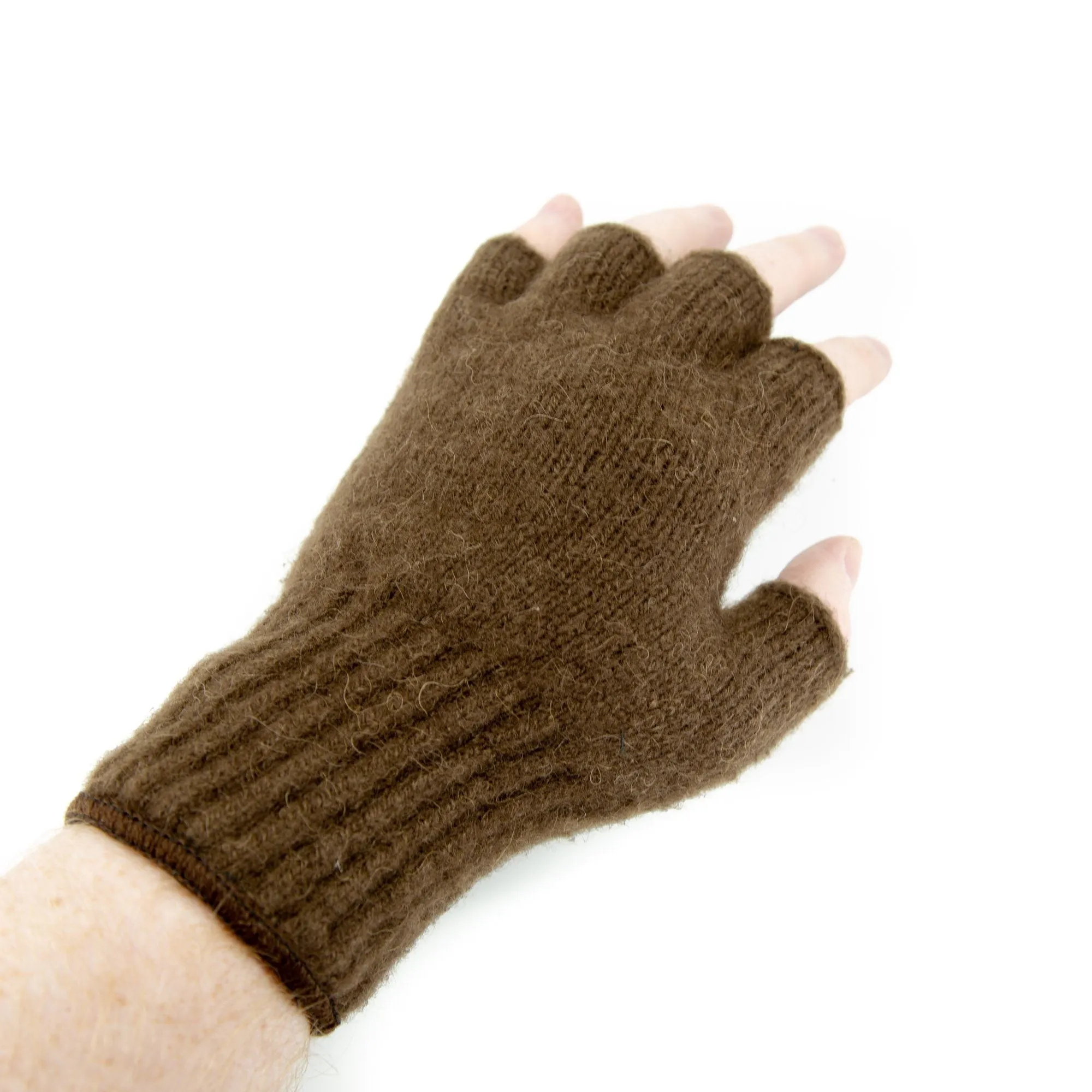 Extreme Gear Bison Down Fingerless Gloves (Brown or Black) - Wholesale