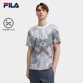 FILA CORE LIFESTYLE HERITAGE MYSTERIOUS JOURNEY Men Short Sleeve T-shirt (Full Print)