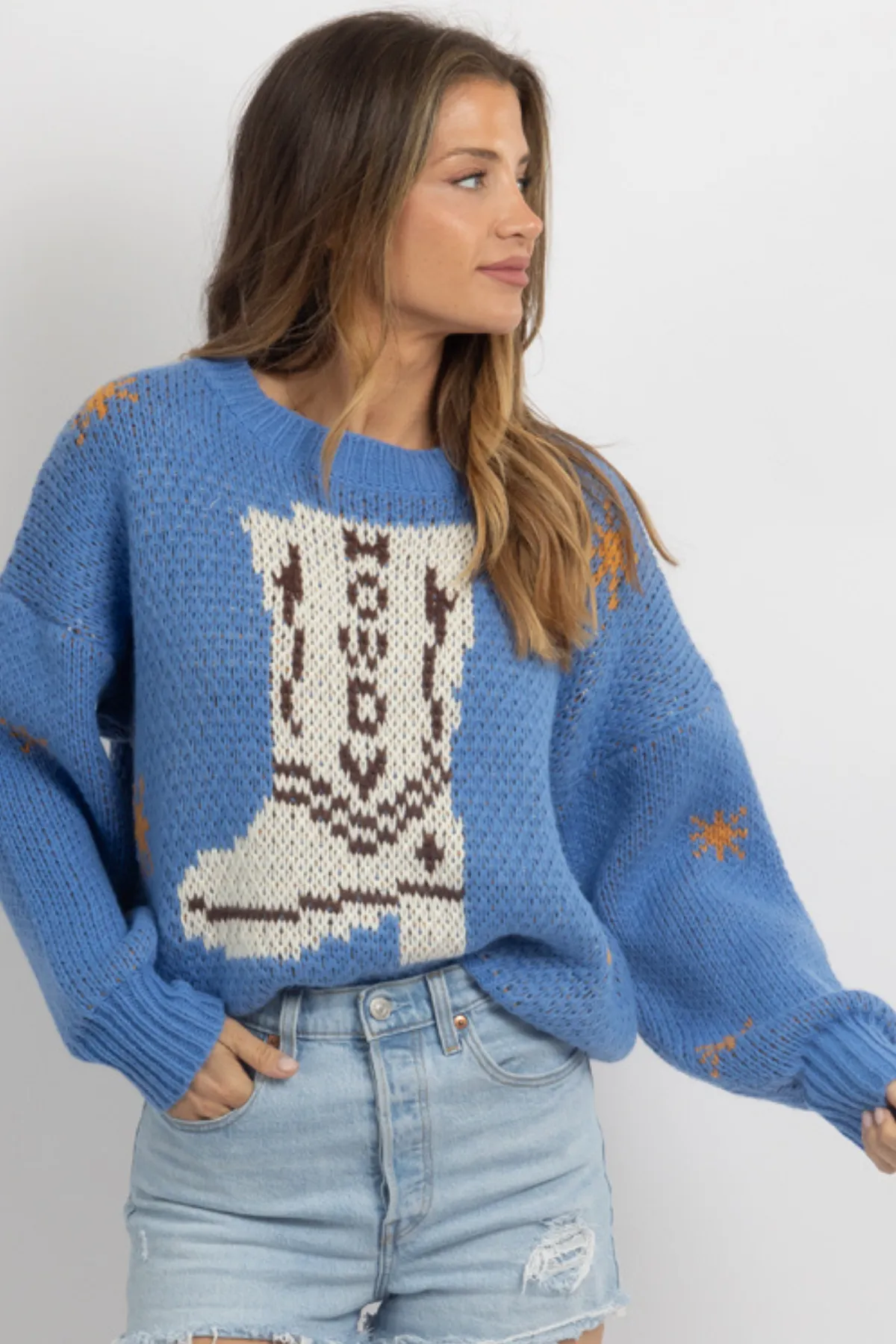 HOWDY GRAPHIC SWEATER