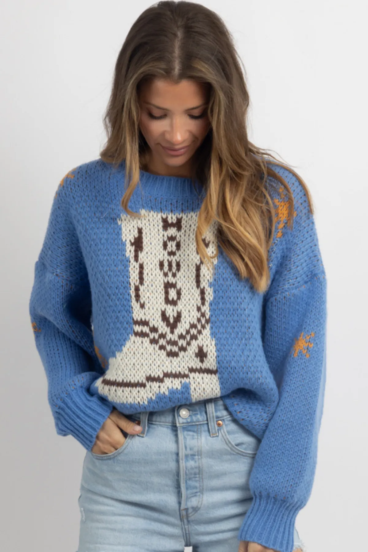 HOWDY GRAPHIC SWEATER