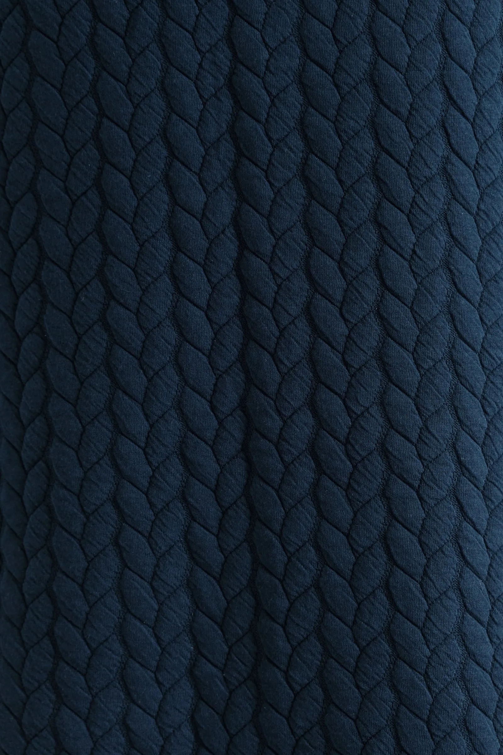 Jessika Plait Mini Dress in Navy
