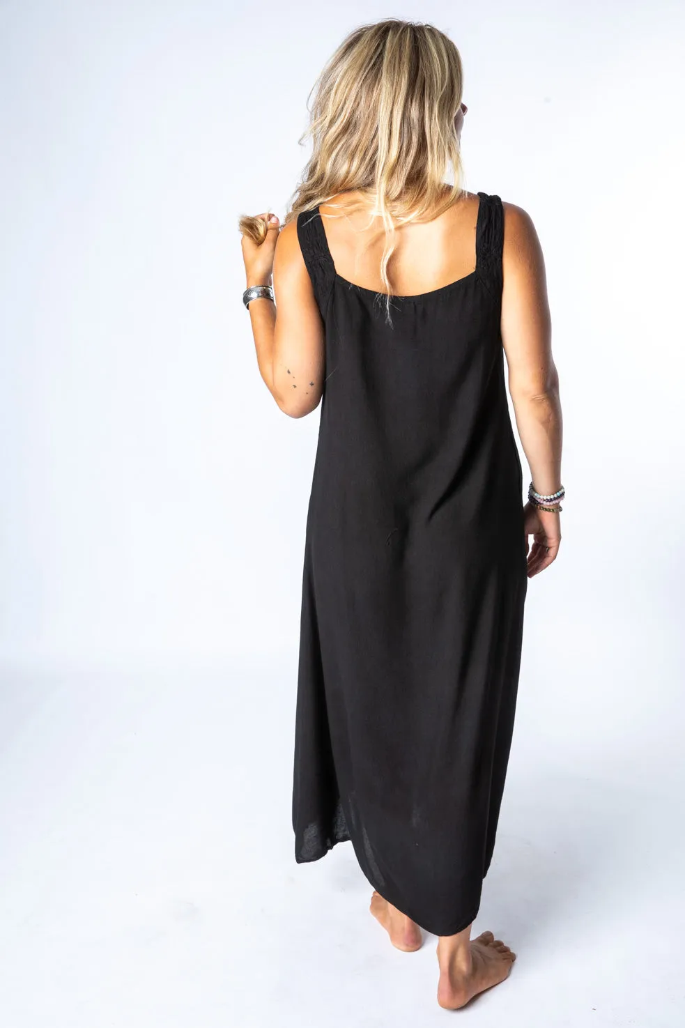 Khilana Embroidered Tank Maxi Dress Seconds