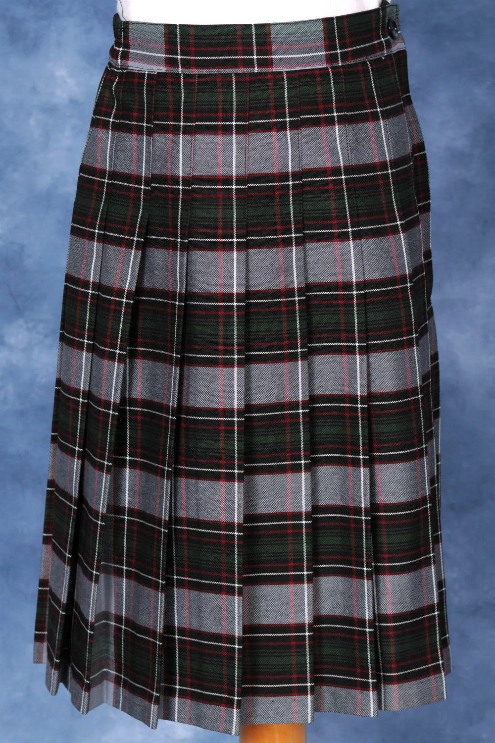 Kids Knife Pleated Skirt Plaid #5231