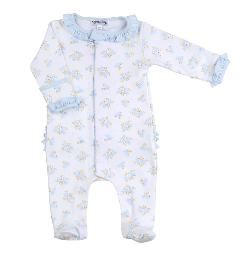 Magnolia Baby Blue Birds and Blossoms Converter Gown