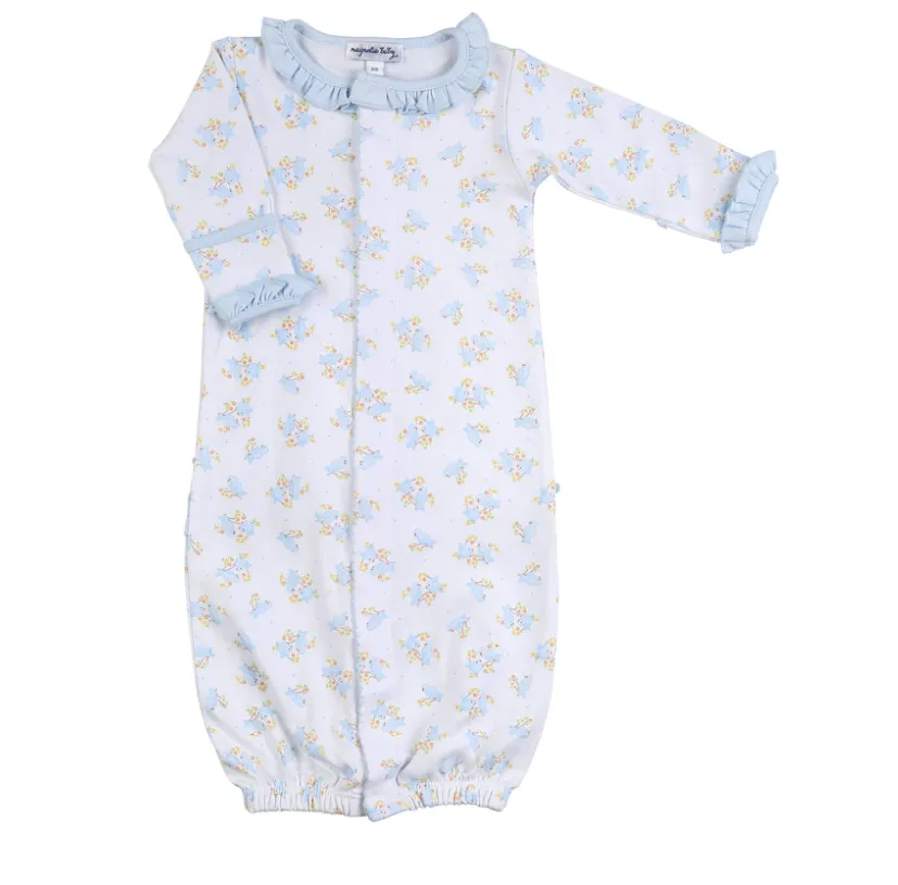 Magnolia Baby Blue Birds and Blossoms Converter Gown