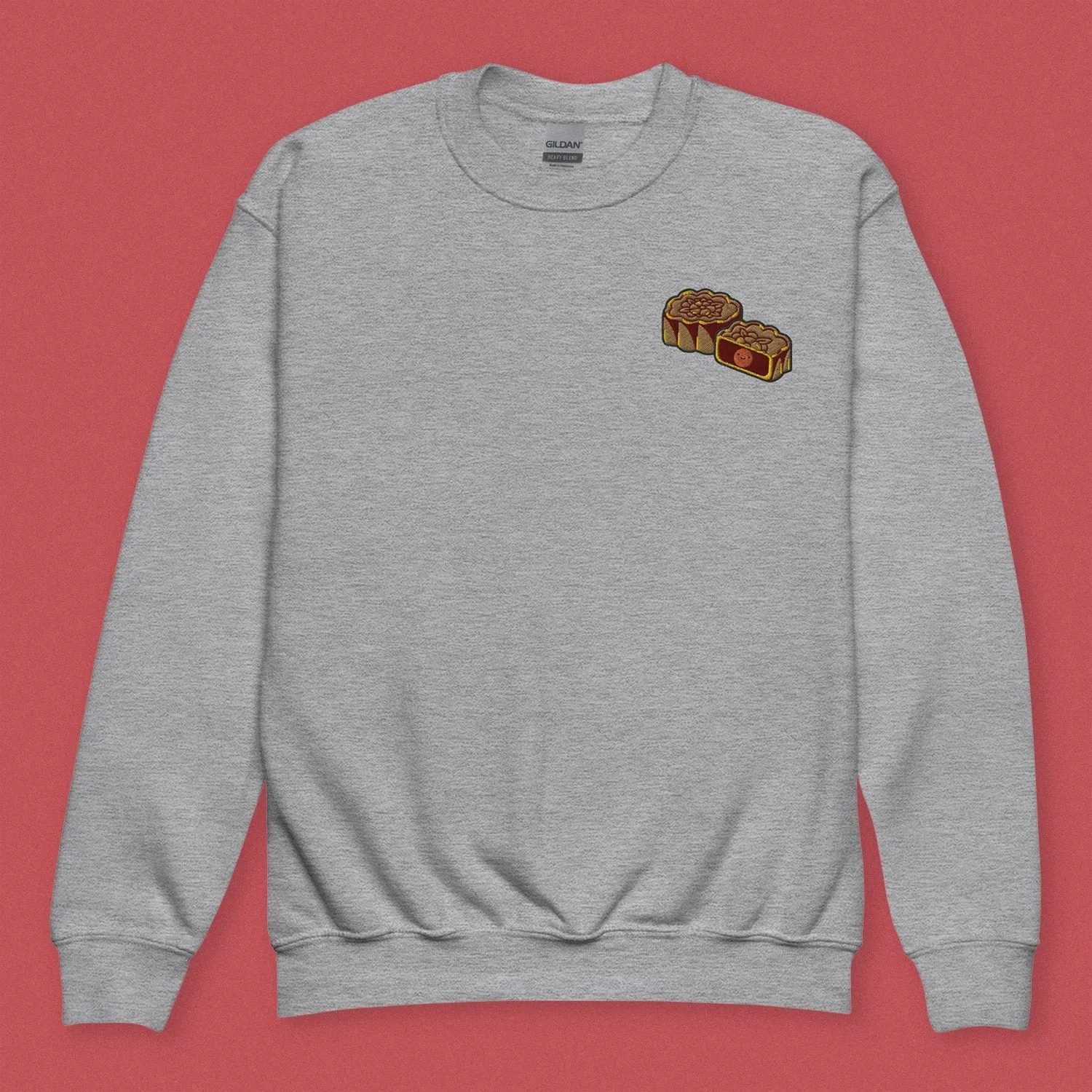 Mooncake Embroidered Kids Sweatshirt