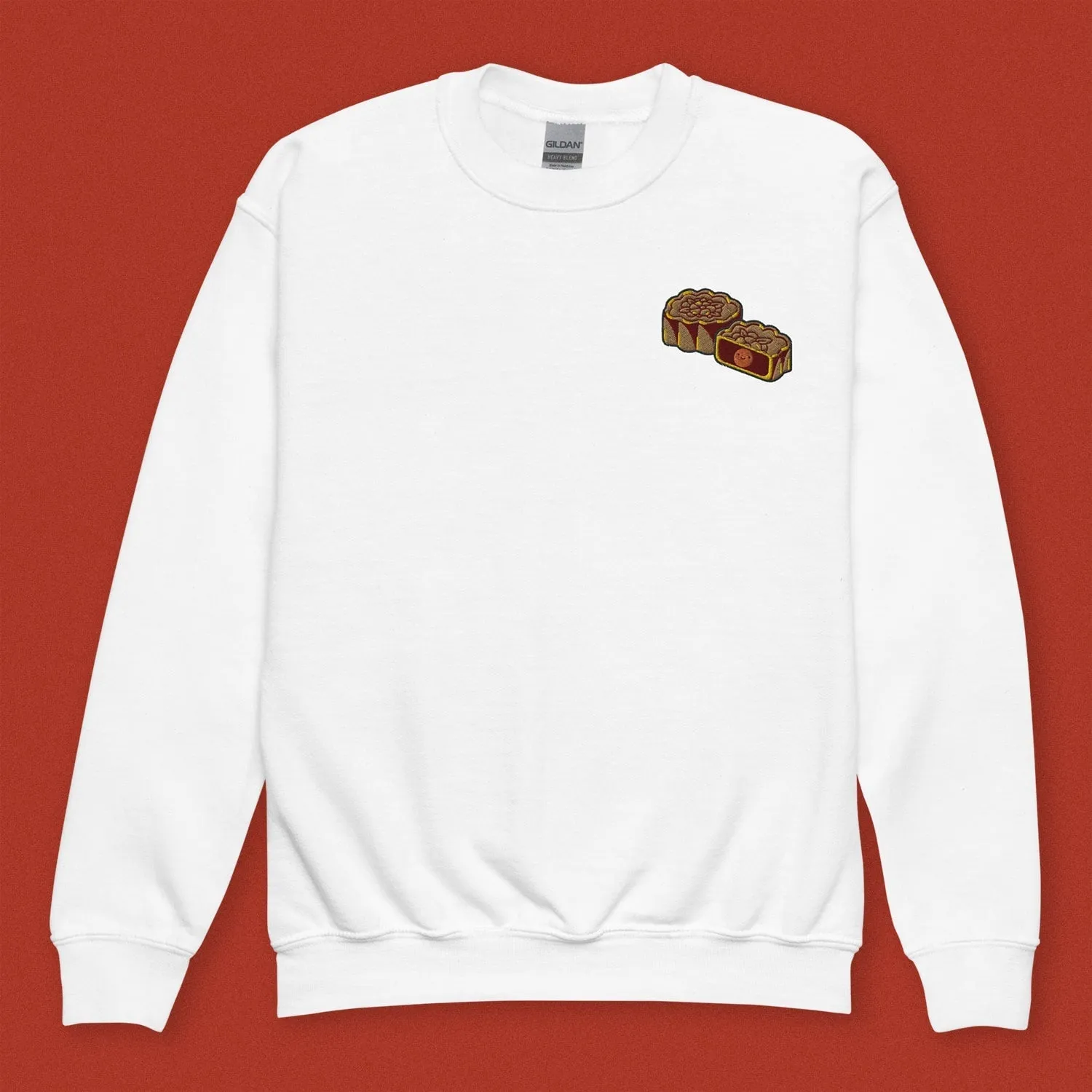 Mooncake Embroidered Kids Sweatshirt