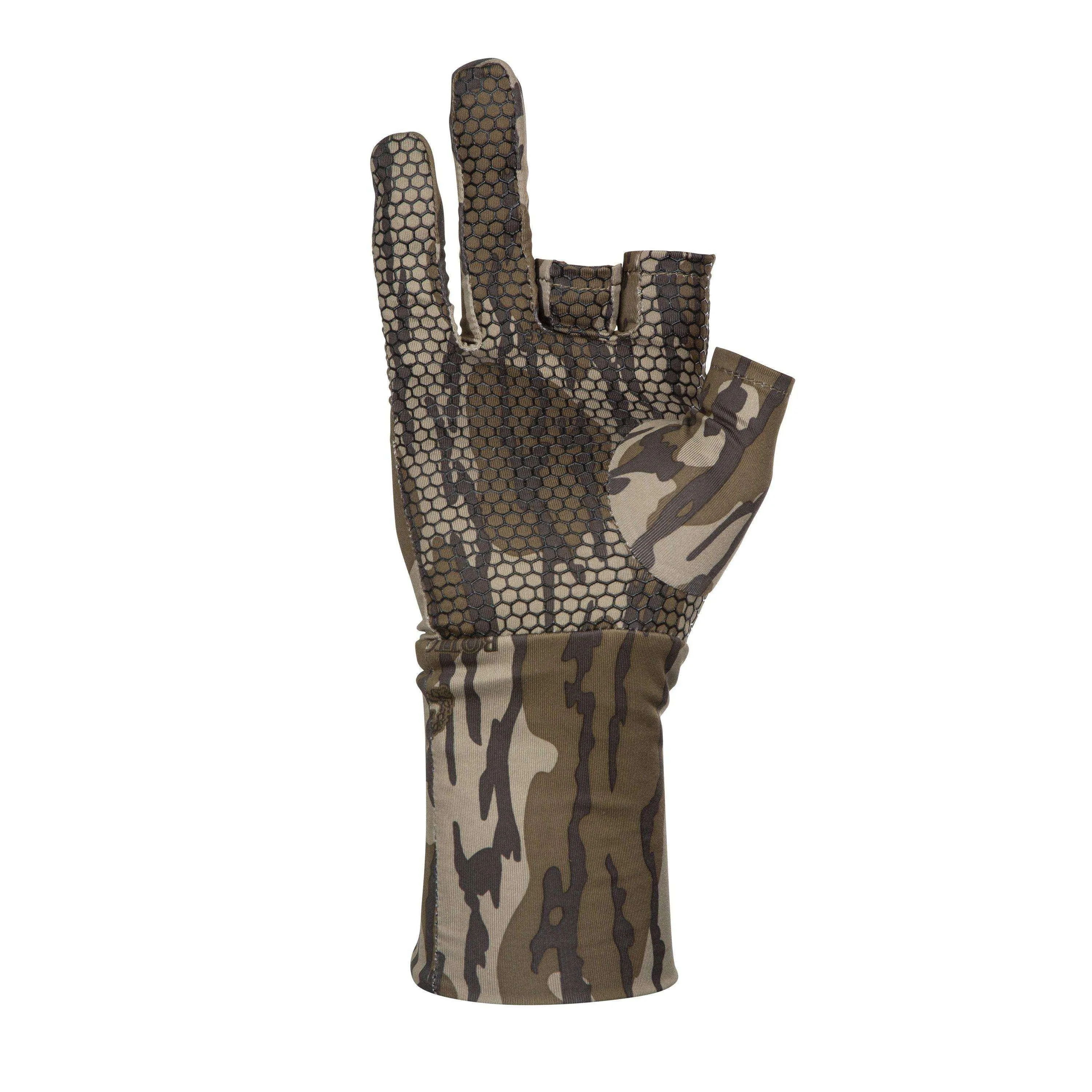 Mossy Oak Bottomland Fingerless Gloves