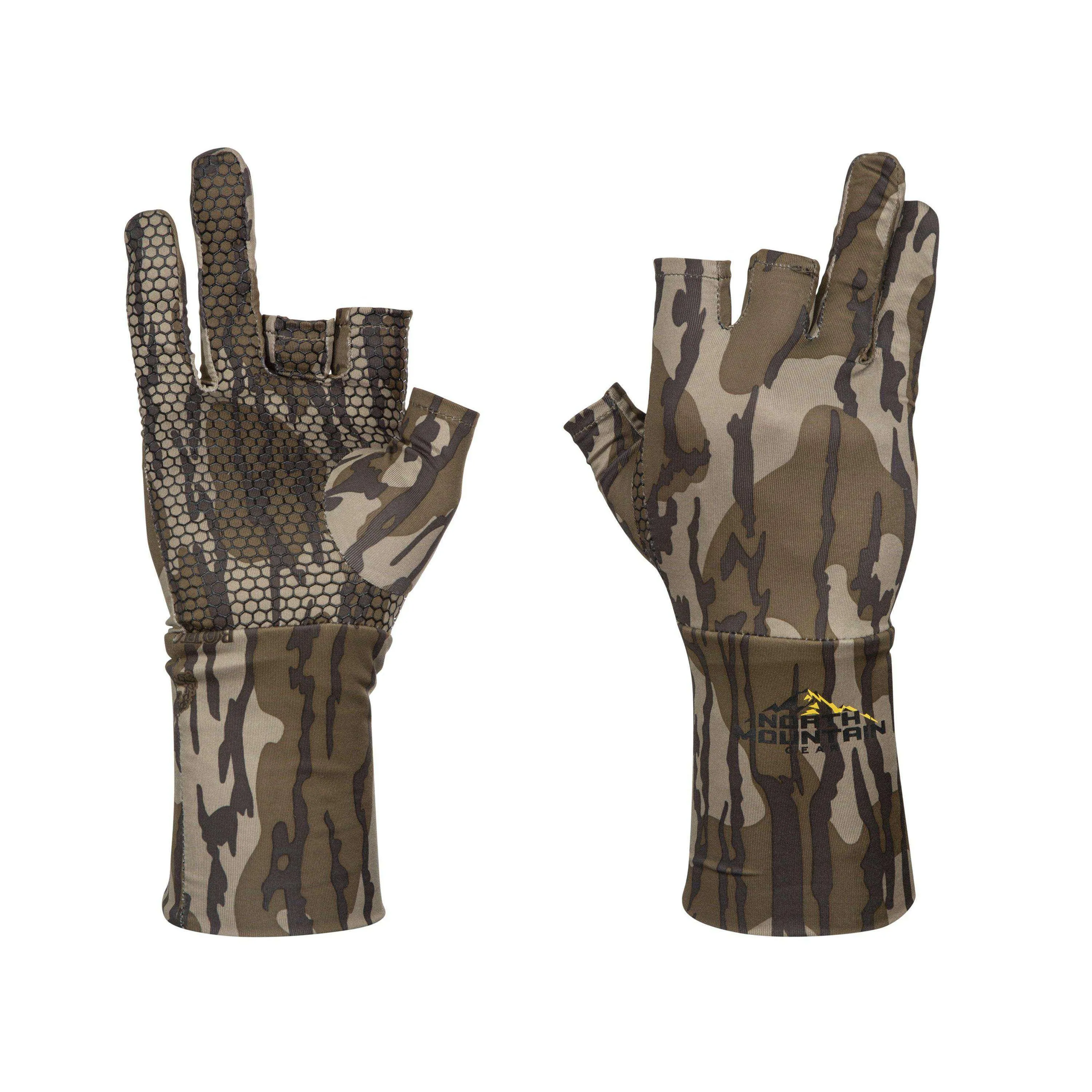 Mossy Oak Bottomland Fingerless Gloves
