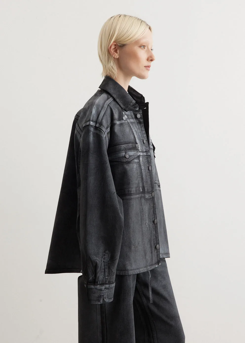 Oversized Denim Shirt