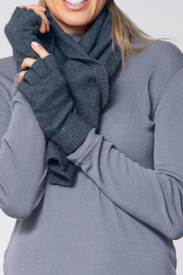 Possum Merino Fingerless Gloves