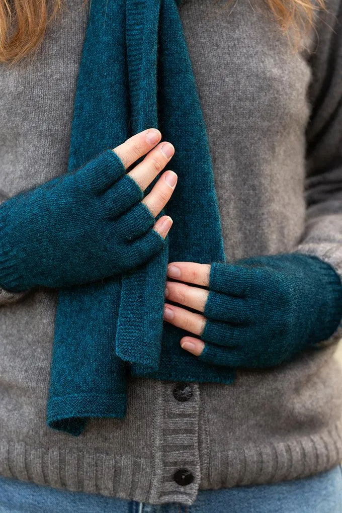 Possum Merino Fingerless Gloves
