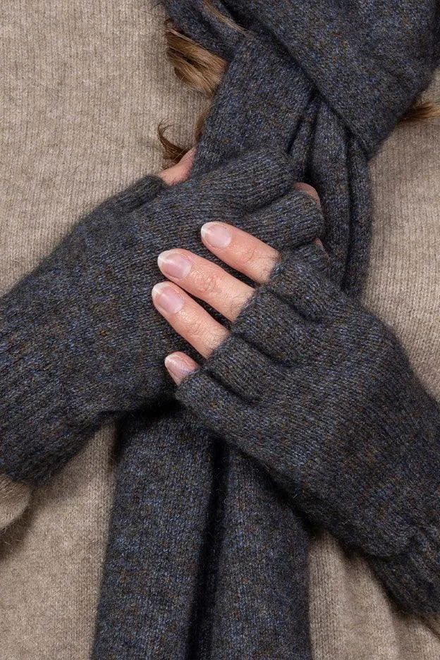 Possum Merino Fingerless Gloves