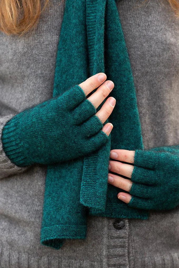 Possum Merino Fingerless Gloves