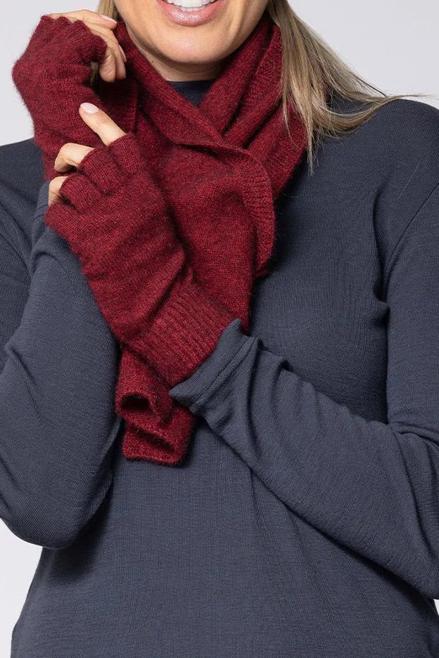Possum Merino Fingerless Gloves