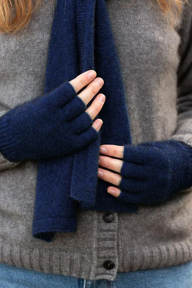 Possum Merino Fingerless Gloves