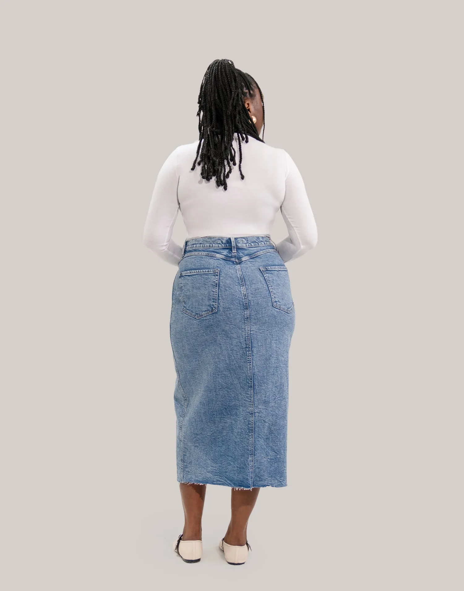 SKIRT / LAKE BLUE