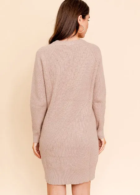 Taupe Sweater Dress