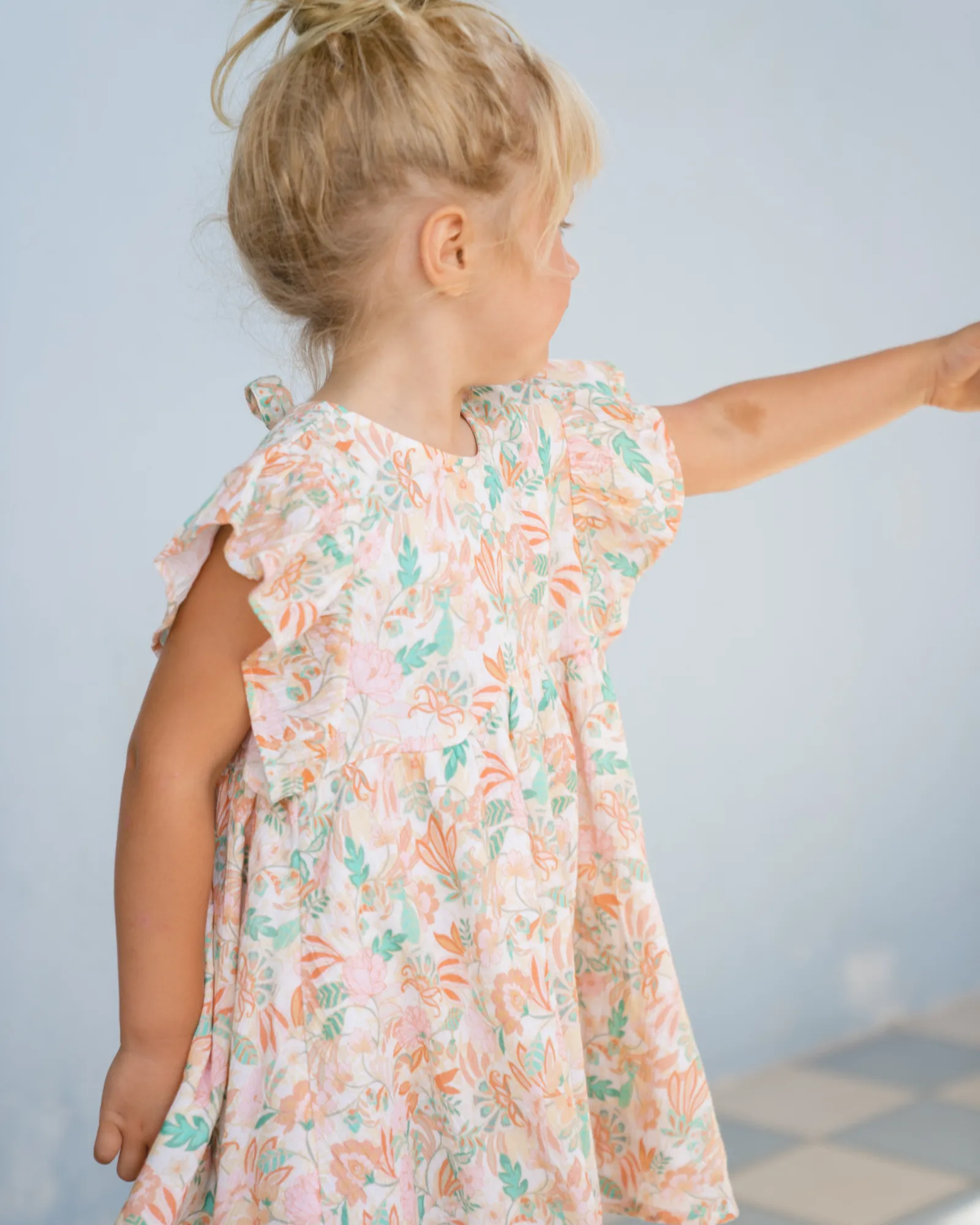 Zoe Dress - Sherbet Garden